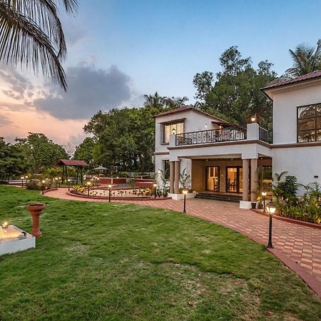 Saffronstays Riverfront Manor, 5-Bdr Pool Villa By Pej River Karjat Buitenkant foto