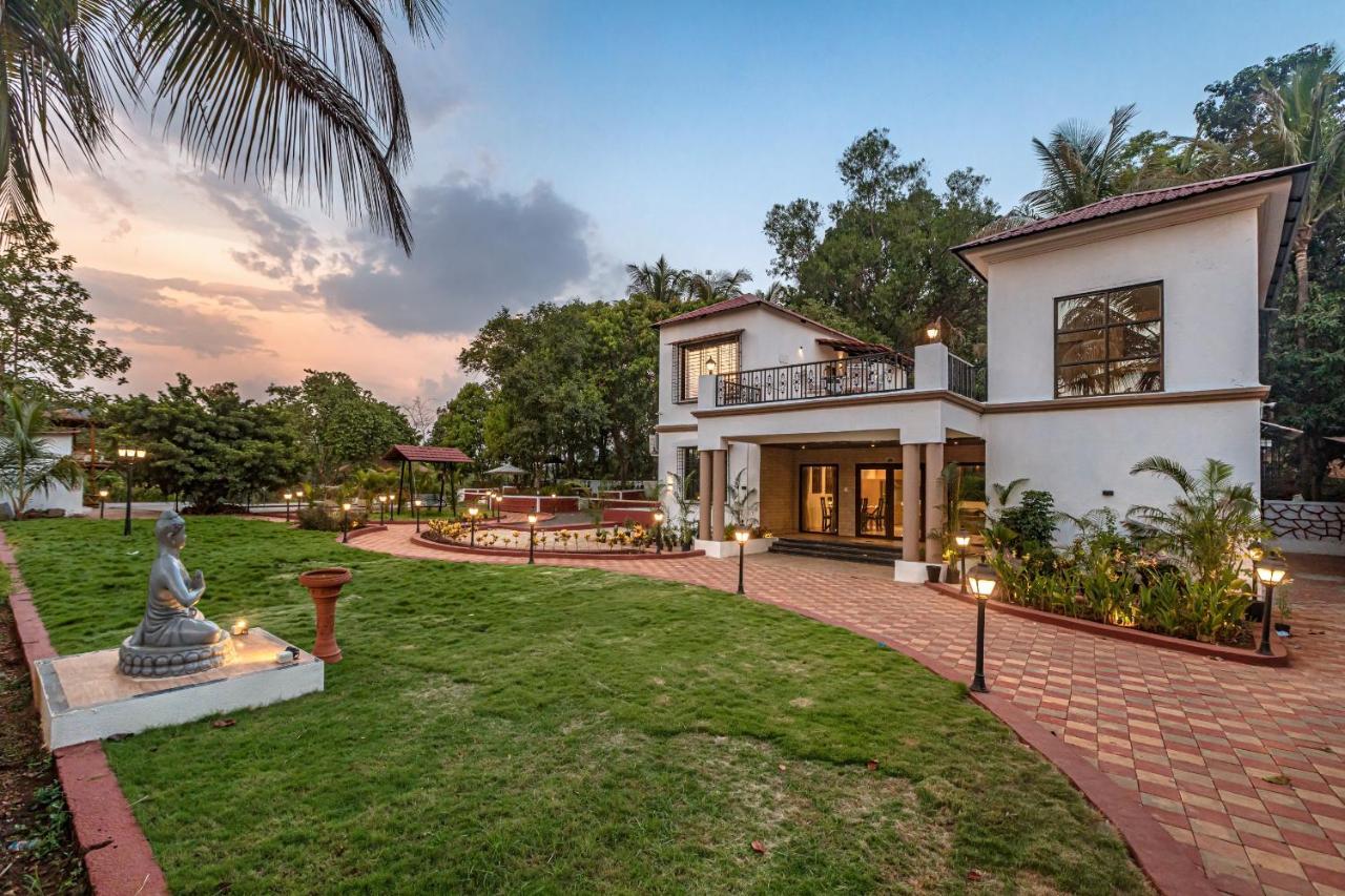 Saffronstays Riverfront Manor, 5-Bdr Pool Villa By Pej River Karjat Buitenkant foto