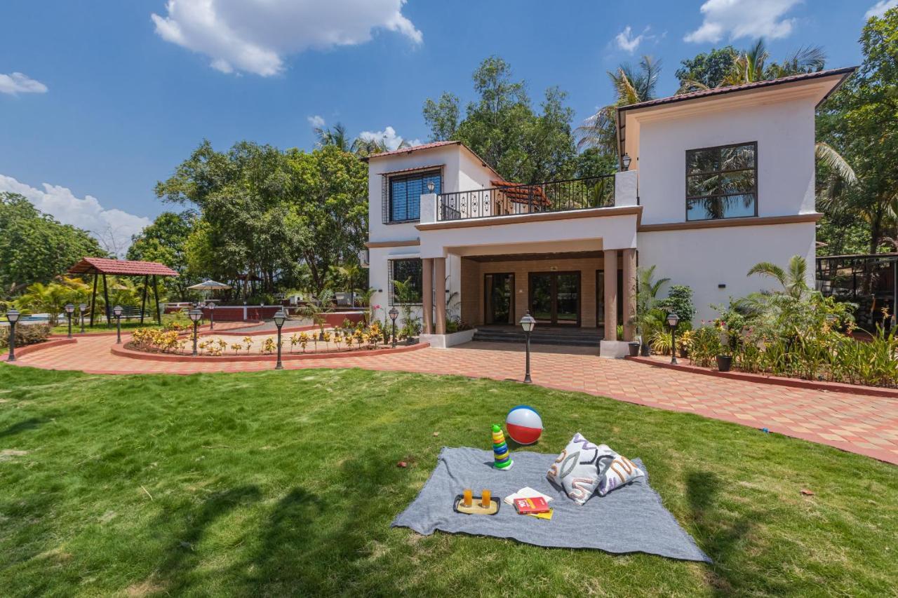 Saffronstays Riverfront Manor, 5-Bdr Pool Villa By Pej River Karjat Buitenkant foto