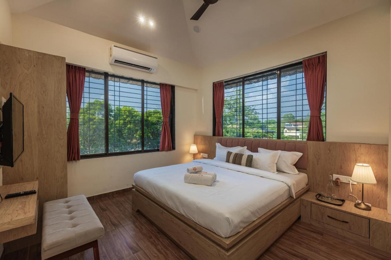 Saffronstays Riverfront Manor, 5-Bdr Pool Villa By Pej River Karjat Buitenkant foto