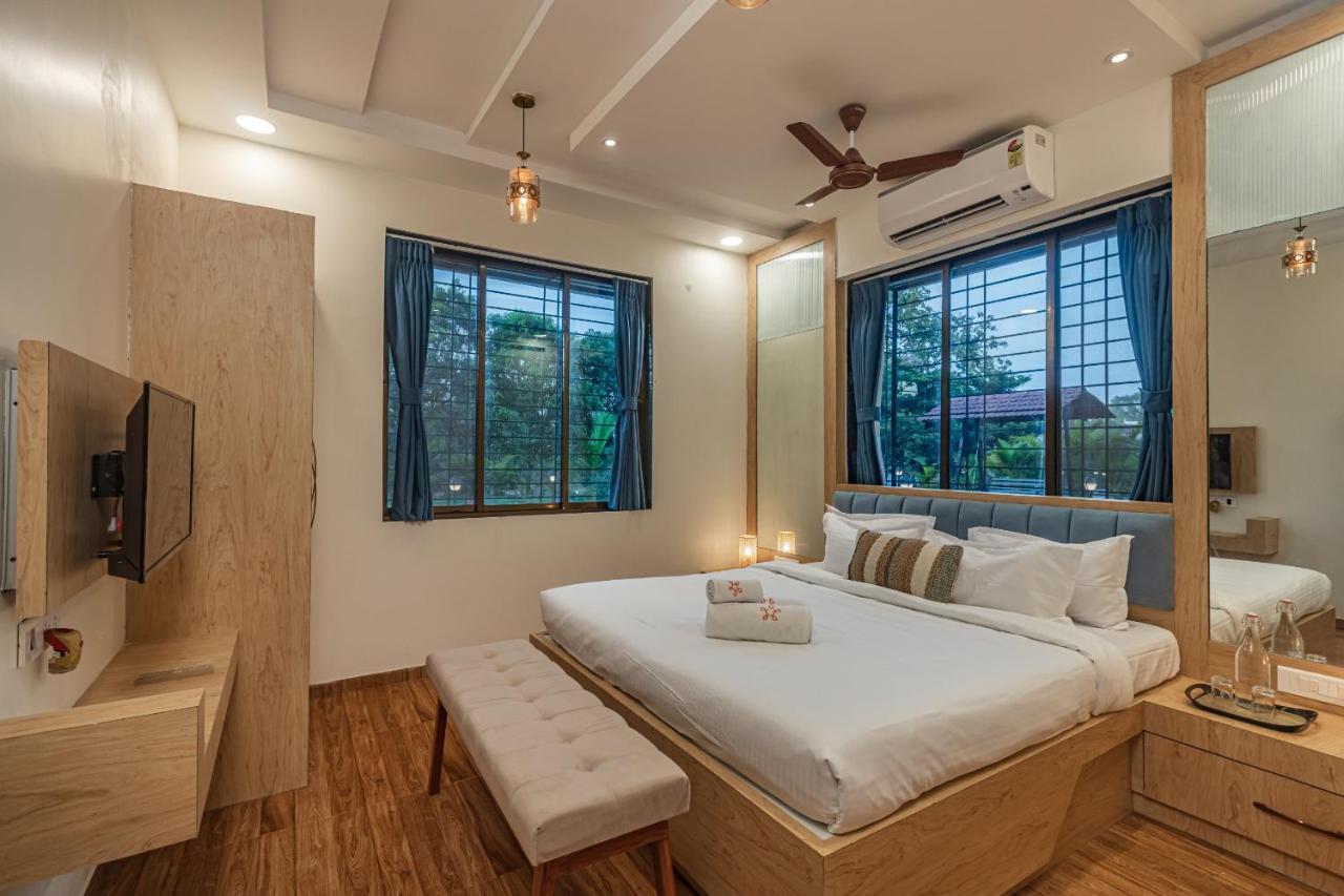 Saffronstays Riverfront Manor, 5-Bdr Pool Villa By Pej River Karjat Buitenkant foto